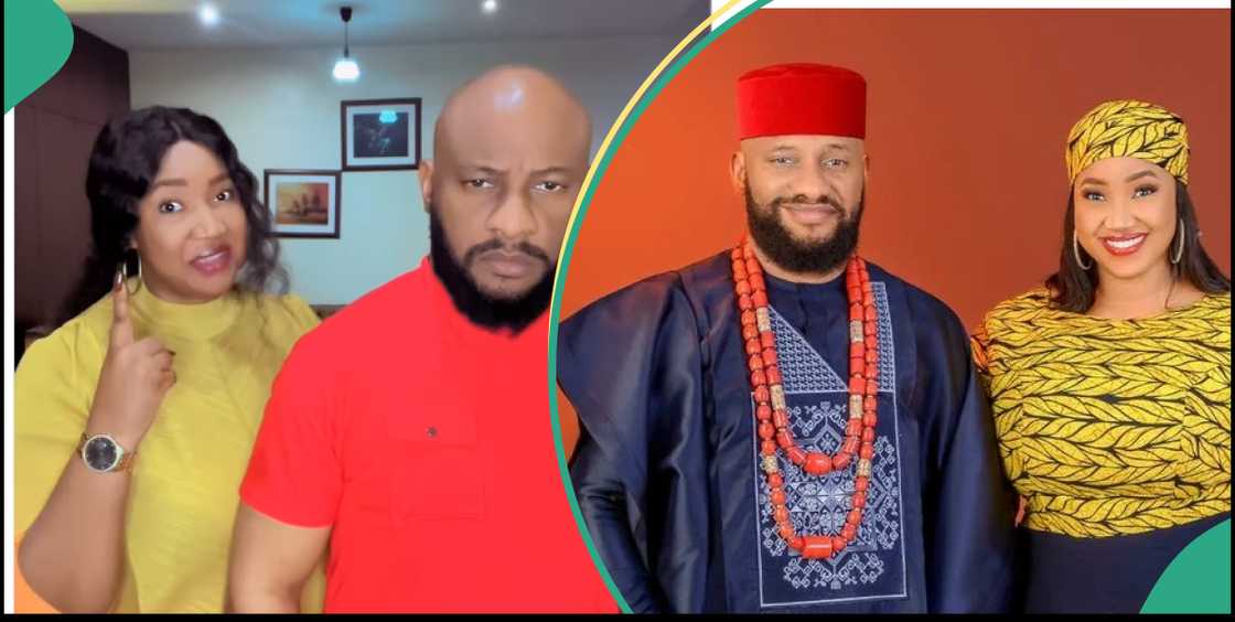 Yul Edochie and wife Judy Austin Yul Edochie and wife Judy Austin