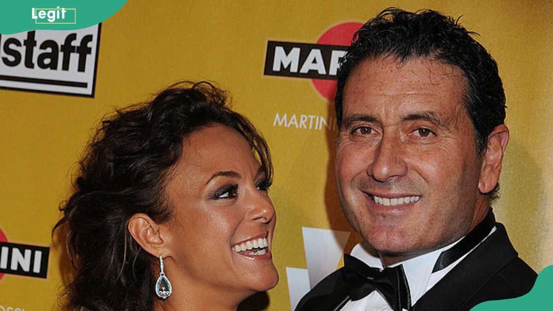 Actress Eva La Rue and Joe Capuccio at The Beverly Hilton Hotel