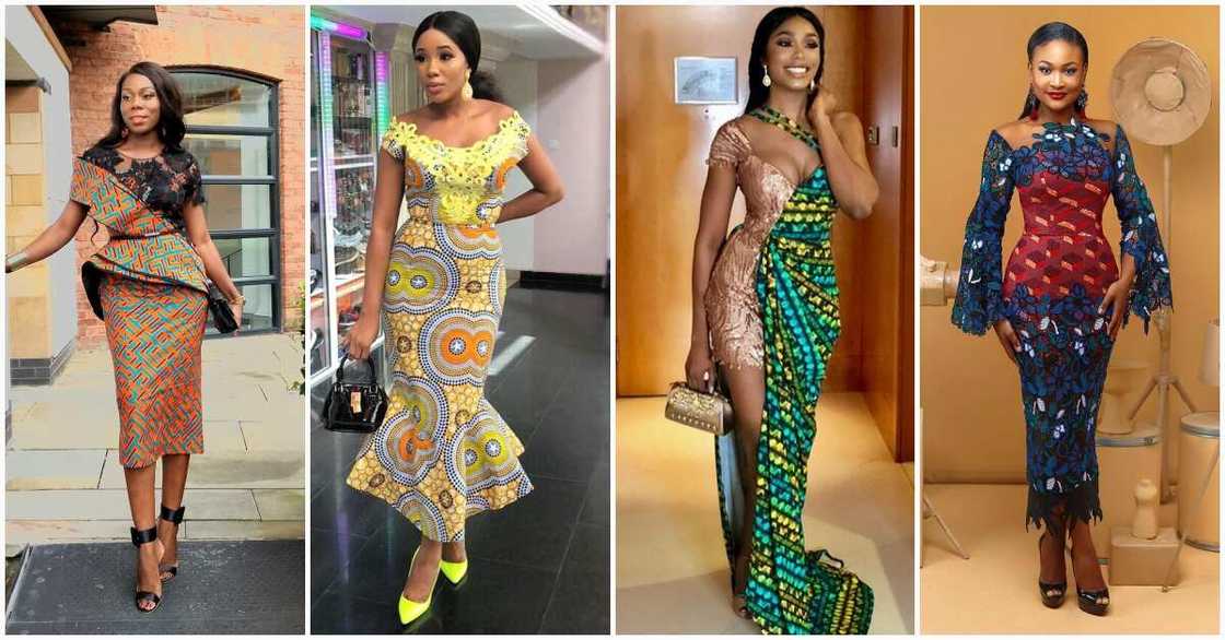 Lace and Ankara combination styles to rock in 2019