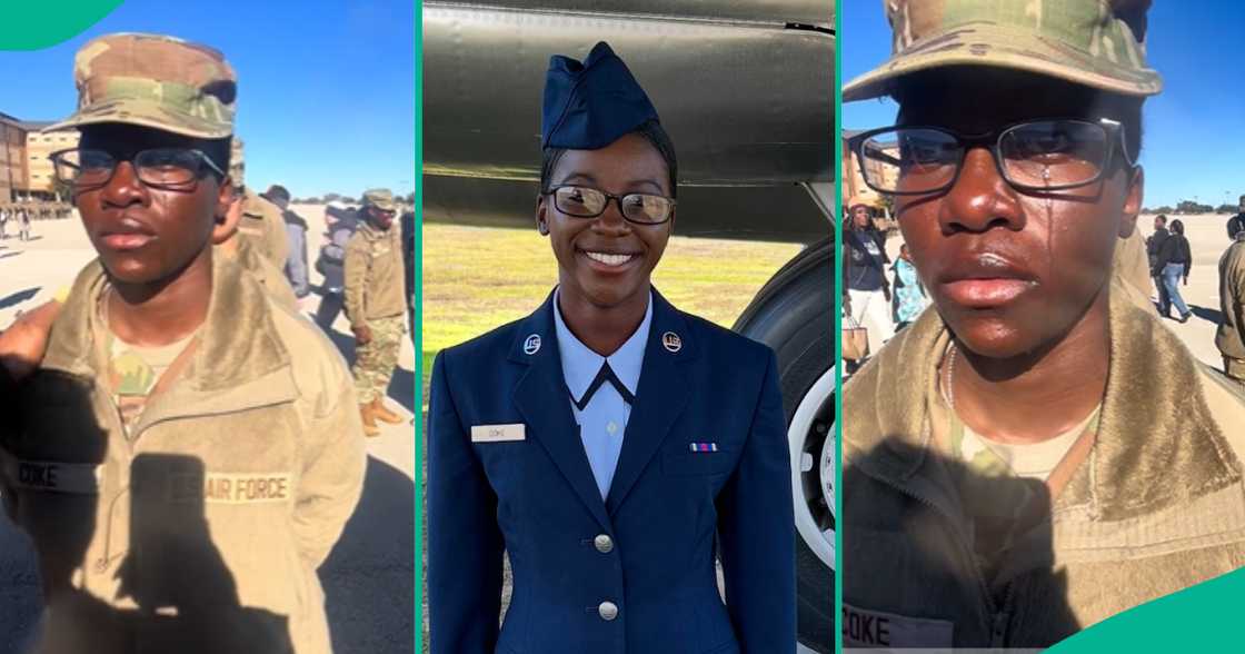 Mother Emotional as Her Daughter Becomes American Air Force Officer Mother Emotional as Her Daughter Becomes American Air Force Officer