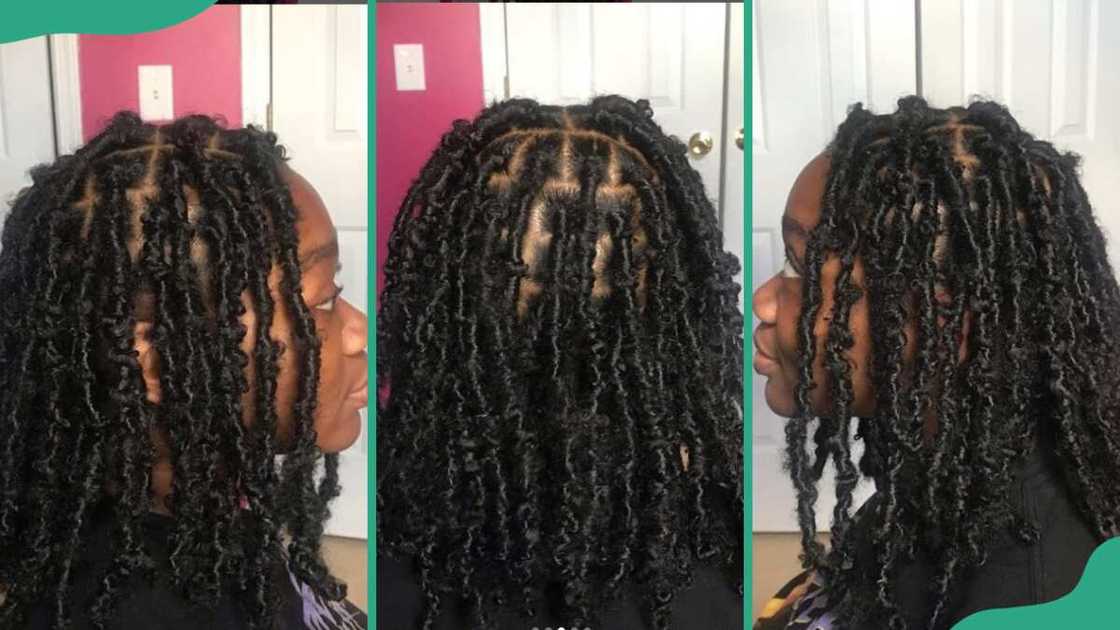 Distressed bob locs Distressed bob locs