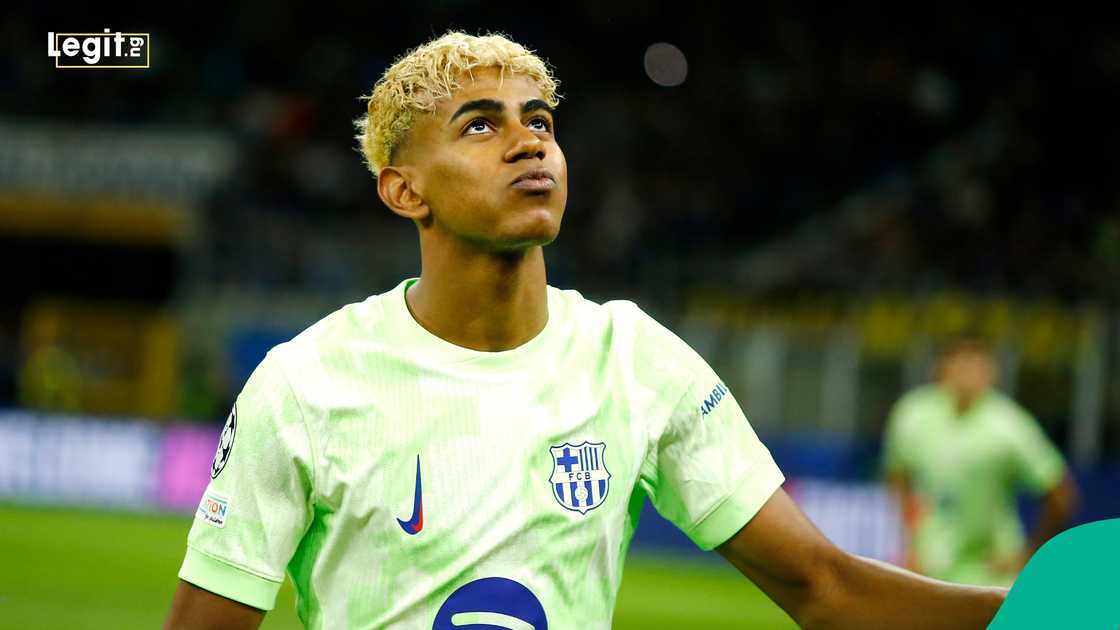 Lamine Yamal, Barcelona, UEFA Champions League, Inter Milan. Lamine Yamal, Barcelona, UEFA Champions League, Inter Milan.