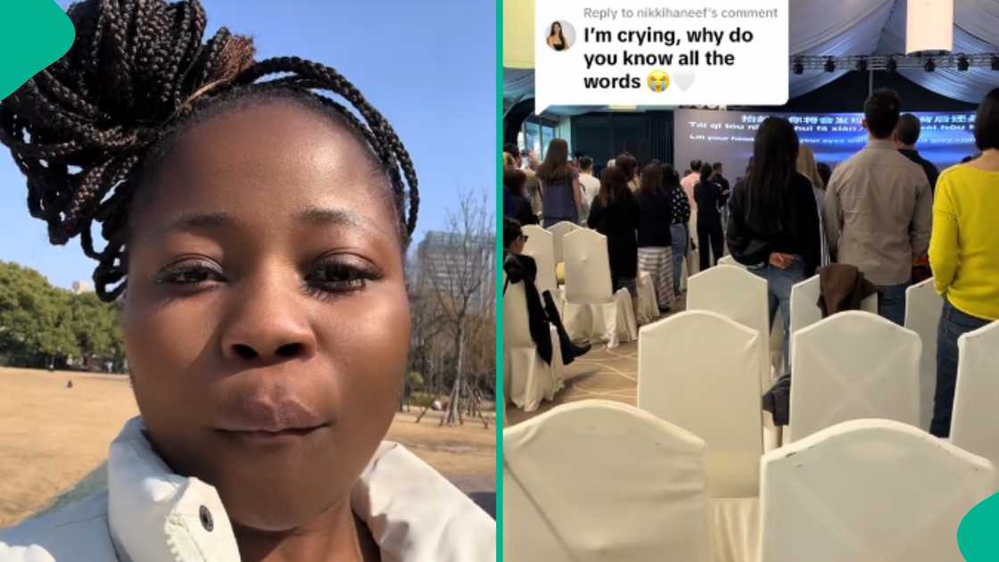 Woman shares video as she attends Chinese church in China, people react Woman shares video as she attends Chinese church in China, people react