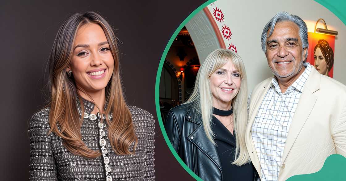 Jessica Alba on the Chanel RTW 2025 red carpet and her parents, Mark and Catherine Alba, at an after-party Jessica Alba on the Chanel RTW 2025 red carpet and her parents, Mark and Catherine Alba, at an after-party