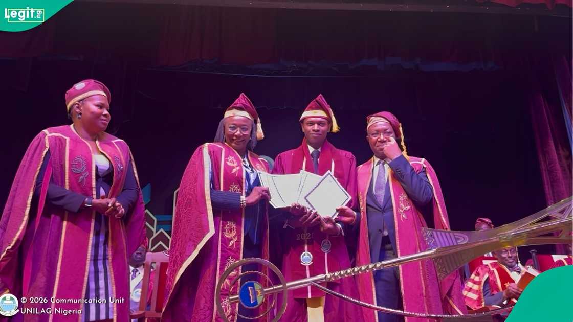 Benedict graduates with a first-class in Business Administration and a perfect CGPA of 5.0 from UNILAG. Benedict graduates with a first-class in Business Administration and a perfect CGPA of 5.0 from UNILAG.