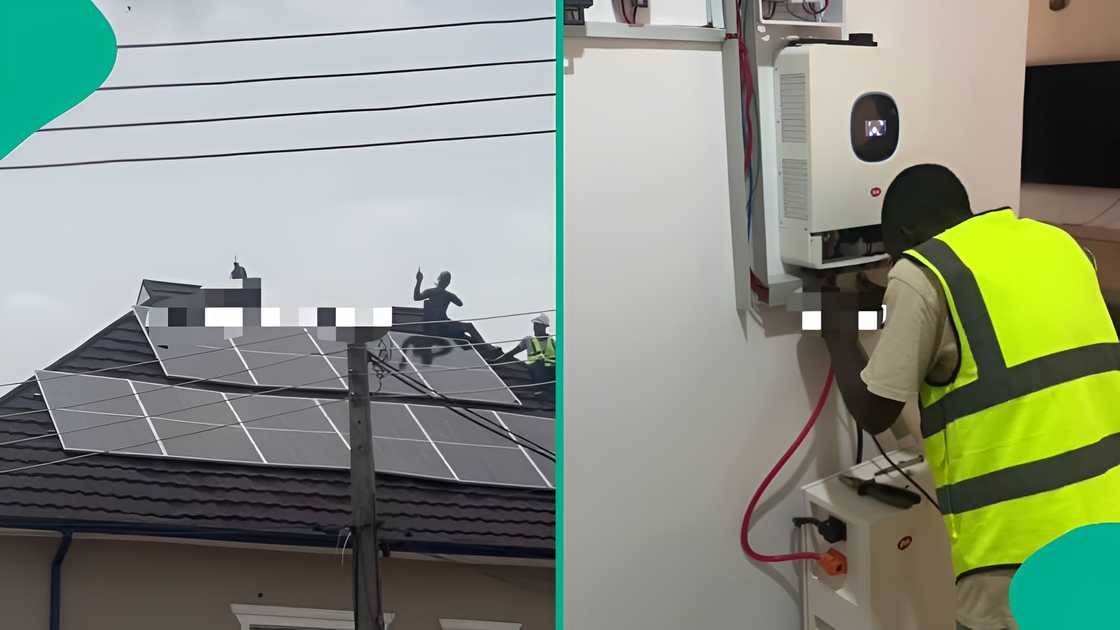 Man fed up with poor NEPA supply installs solar system, shows installation video and expenses