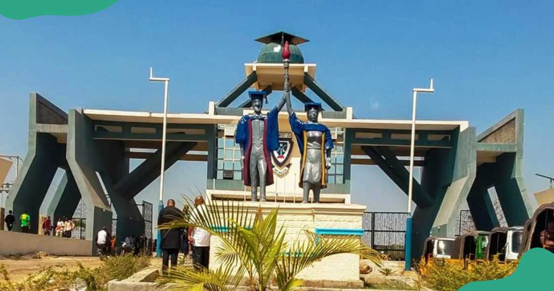 A view of the Federal University Lokoja entrance. A view of the Federal University Lokoja entrance.