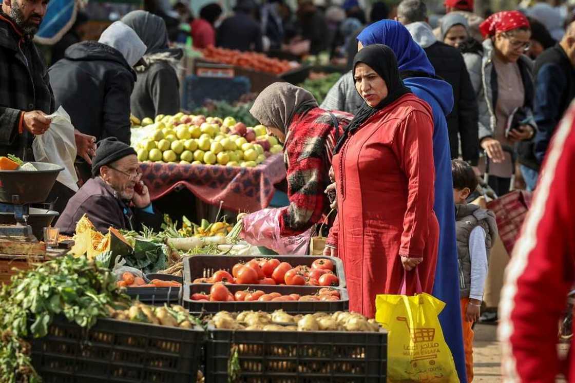 The price of fresh produce in Morocco is comparable to European supermarkets but monthly minimum wages are only $300 The price of fresh produce in Morocco is comparable to European supermarkets but monthly minimum wages are only $300