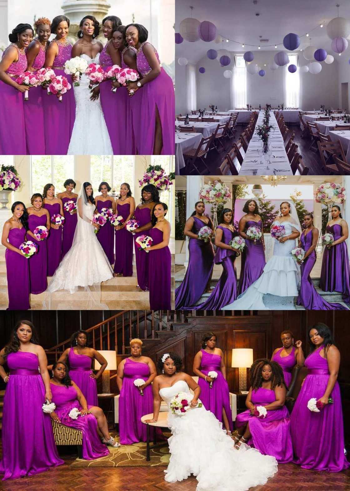 Colours that go with purple for a wedding Colours that go with purple for a wedding