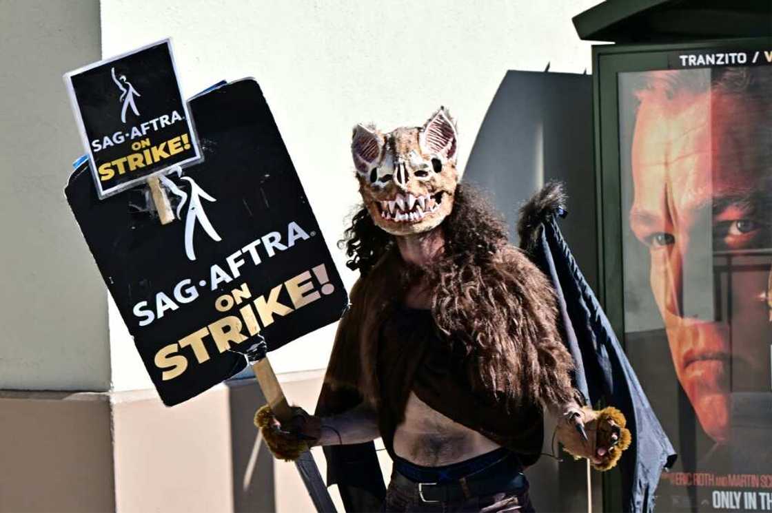 Striking SAG-AFTRA members were asked not to wear Halloween costumes that could be seen to promote lucrative film figures Striking SAG-AFTRA members were asked not to wear Halloween costumes that could be seen to promote lucrative film figures