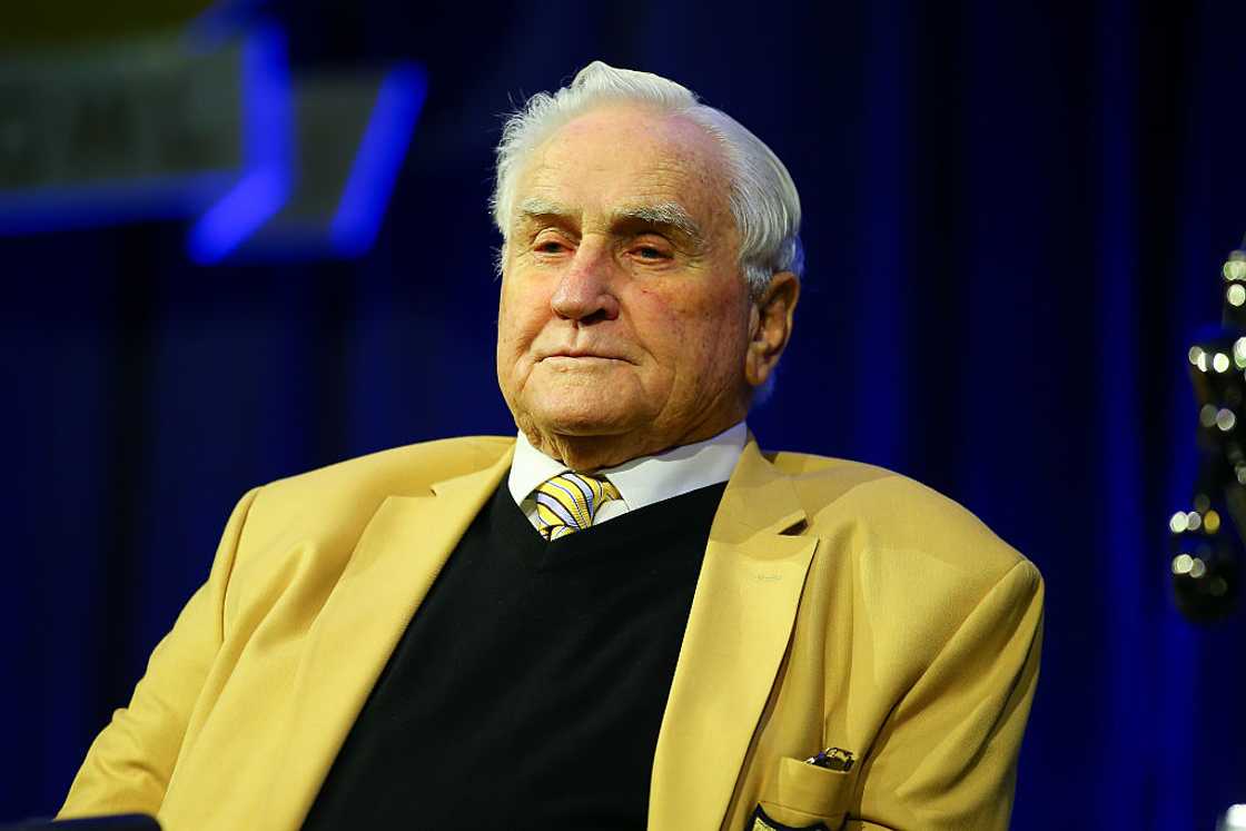 Don Shula during Don Shula High School Coach of the Year Award Don Shula during Don Shula High School Coach of the Year Award