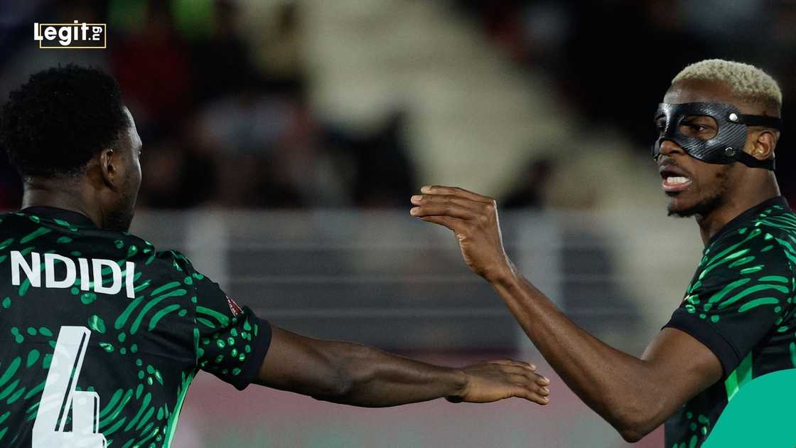Wilfred Ndidi, Victor Osimhen, Nigeria, Super Eagles, AFCON 2025, Morocco, Mozambique. Wilfred Ndidi, Victor Osimhen, Nigeria, Super Eagles, AFCON 2025, Morocco, Mozambique.