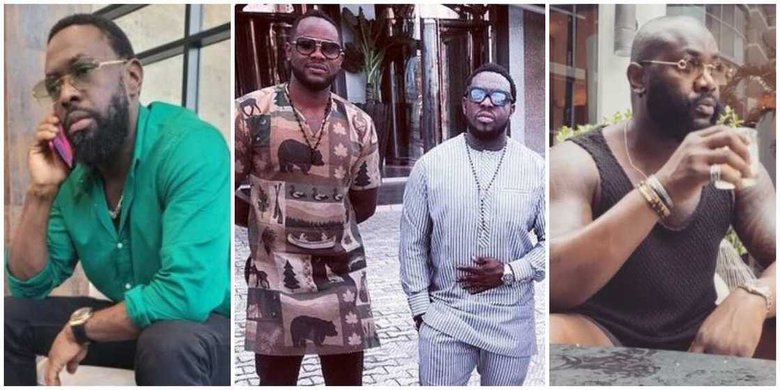 Photos of Timaya and Prince.