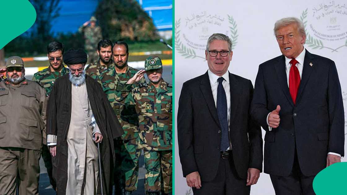 Ali Khamenei, Donald Trump da Keir Starmer Ali Khamenei, Donald Trump da Keir Starmer