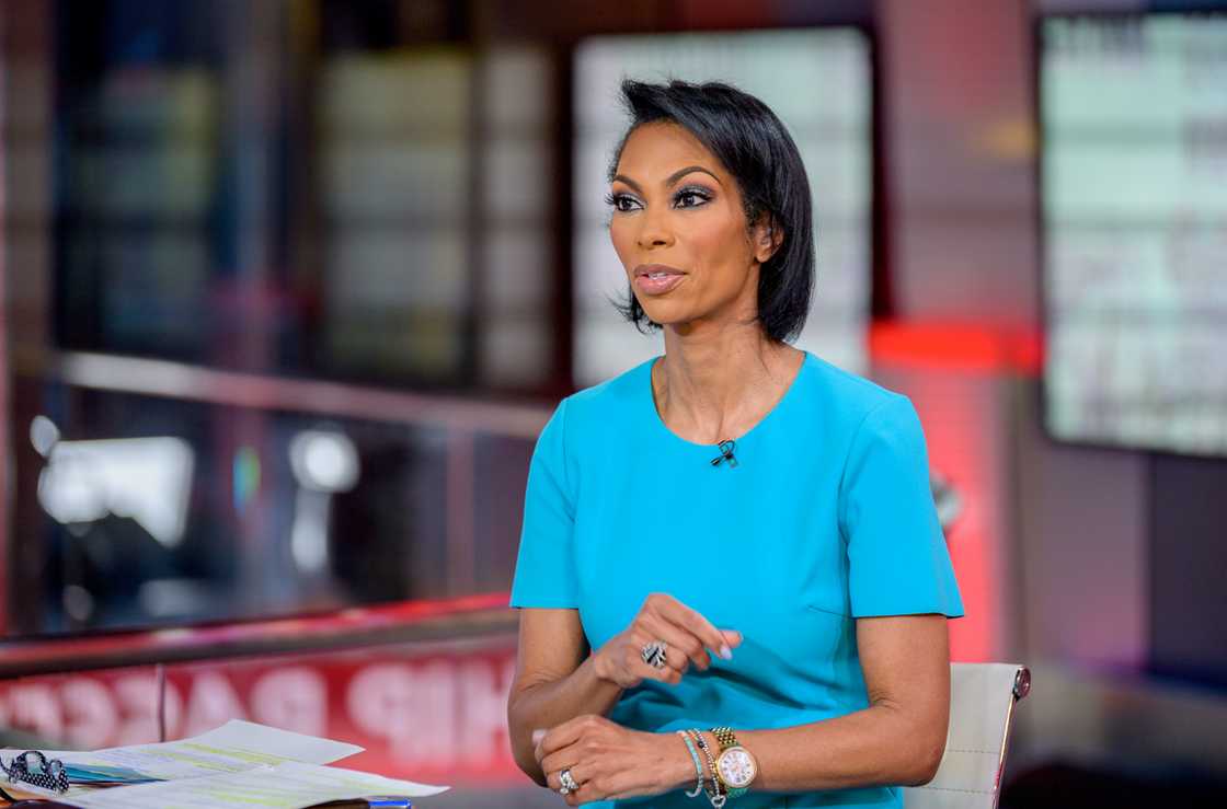 Harris Faulkner as Dr. Oz visits "Outnumbered Overtime" at Fox News Channel Studios in New York City