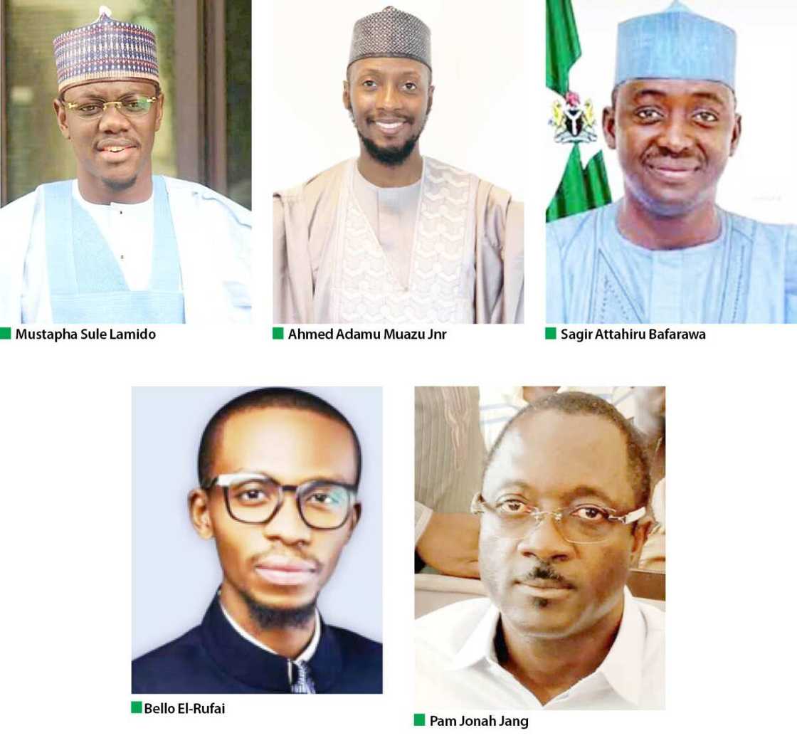 2023: 'Ya'yan fitattun 'yan siyasa 5 da ke hararo kujerun siyasa a arewacin Najeriya 2023: 'Ya'yan fitattun 'yan siyasa 5 da ke hararo kujerun siyasa a arewacin Najeriya