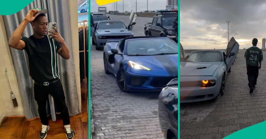 Corvette Stingray in a race/Racing in Lagos. Corvette Stingray in a race/Racing in Lagos.