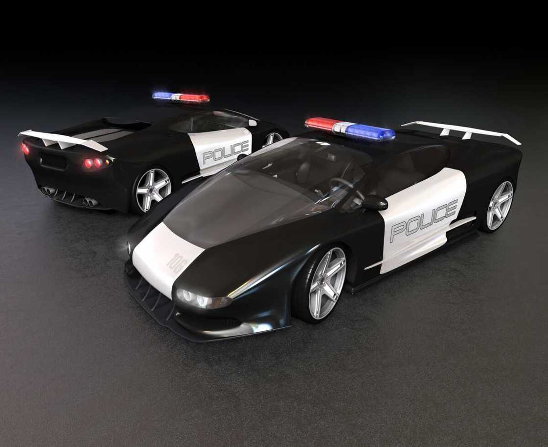 Italian police use Lamborghini cars for emergency services