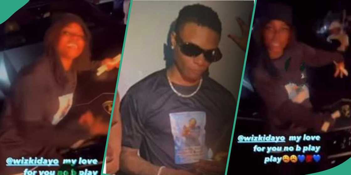 Clip of Wizkid at his mum's candlelight procession