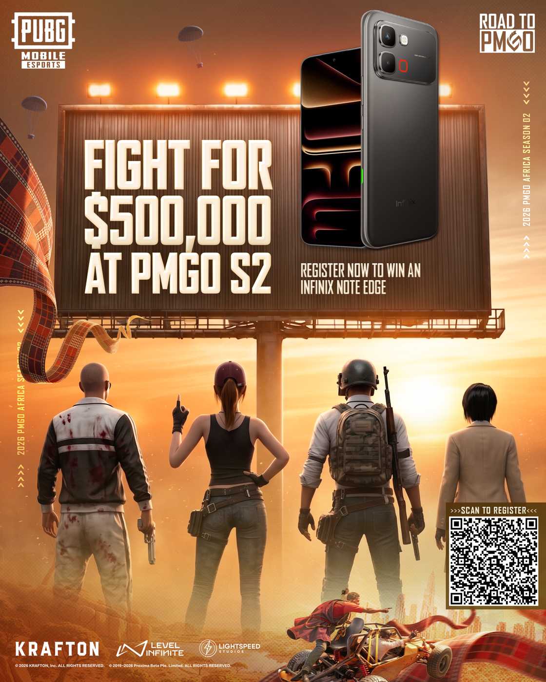 PUBG MOBILE Opens Registration for Road to 2026 PMGO Season 2 with a Prize Pool of $3,000,000