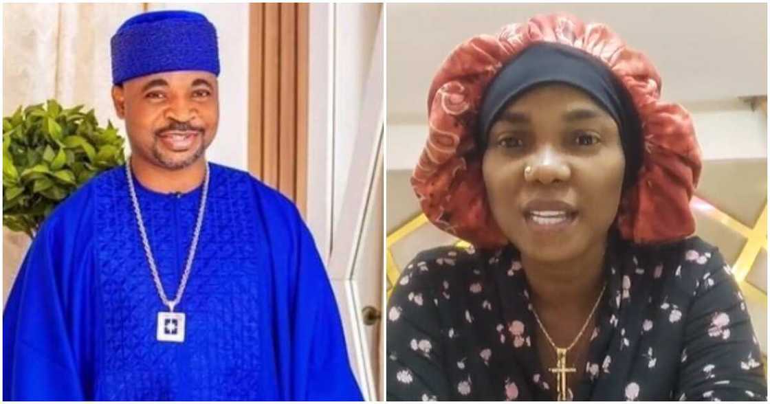 MC Oluomo and Iyabo Ojo MC Oluomo and Iyabo Ojo