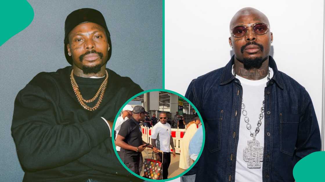 Asake arrives in Lagos Nigeria from Dubai amid tension in Middle East.