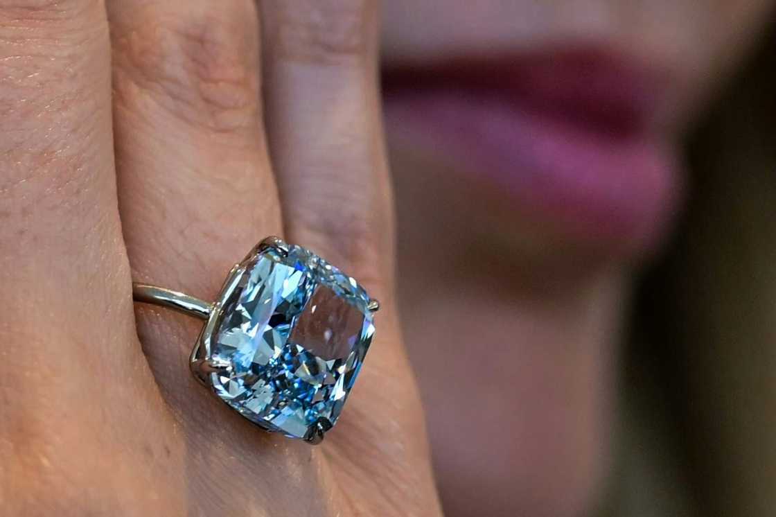 'The Mediterranean Blue' was displayed in Abu Dhabi in April 'The Mediterranean Blue' was displayed in Abu Dhabi in April