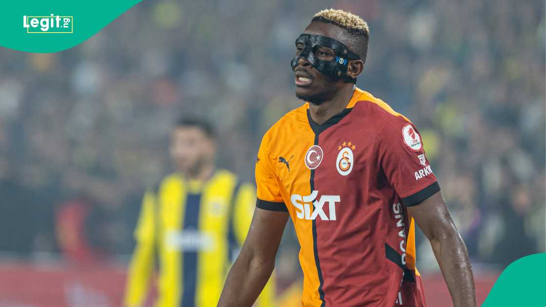 Victor Osimhen, Galatasaray, Fenerbahce, Ulker Stadium, Kadikoy, Istanbul, Turkiye Victor Osimhen, Galatasaray, Fenerbahce, Ulker Stadium, Kadikoy, Istanbul, Turkiye