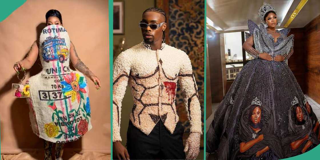 AMVCA 2024: Photos of Nigerian celebrity outfits.