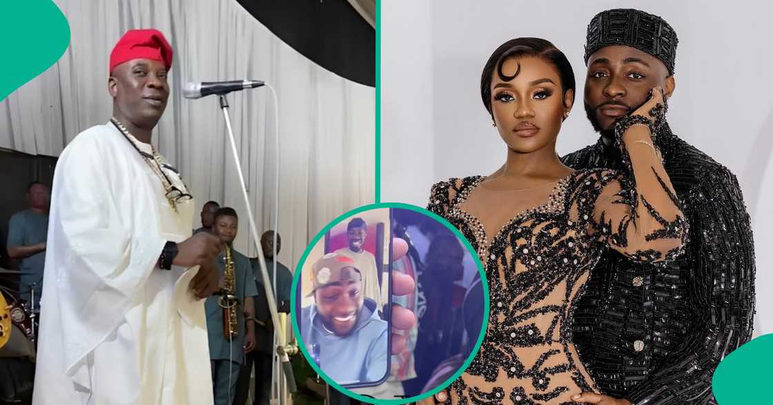 KWAM 1 serenades Davido and Chioma with Fuji song. KWAM 1 serenades Davido and Chioma with Fuji song.
