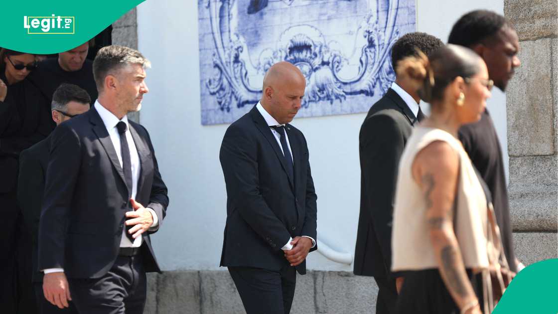 Arne Slot, Diogo Jota, Liverpool, Gondomar, Portugal. Arne Slot, Diogo Jota, Liverpool, Gondomar, Portugal.