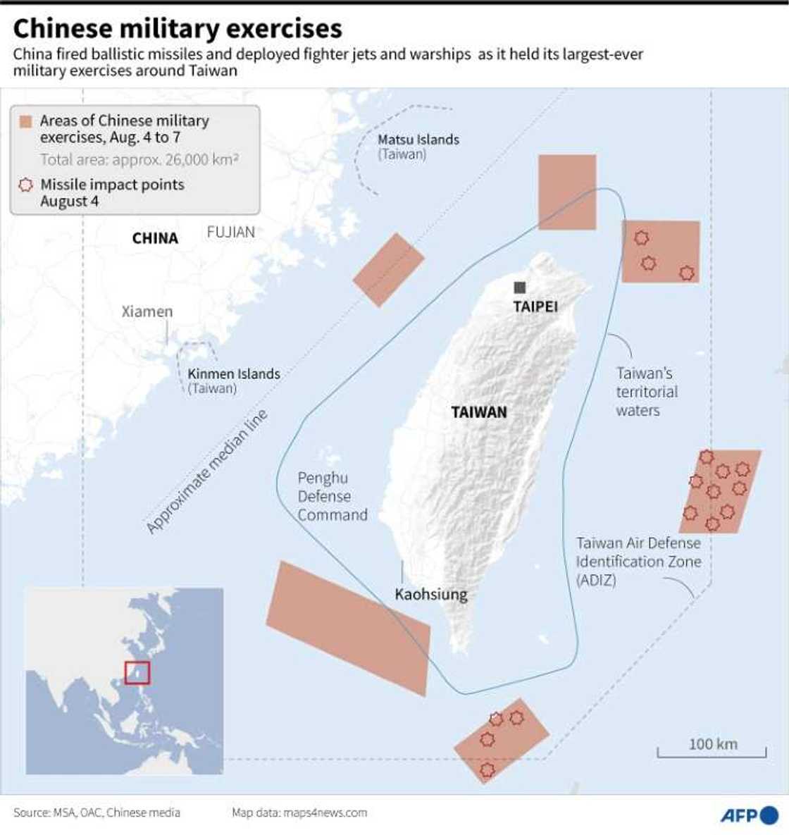 Chinese military exercises