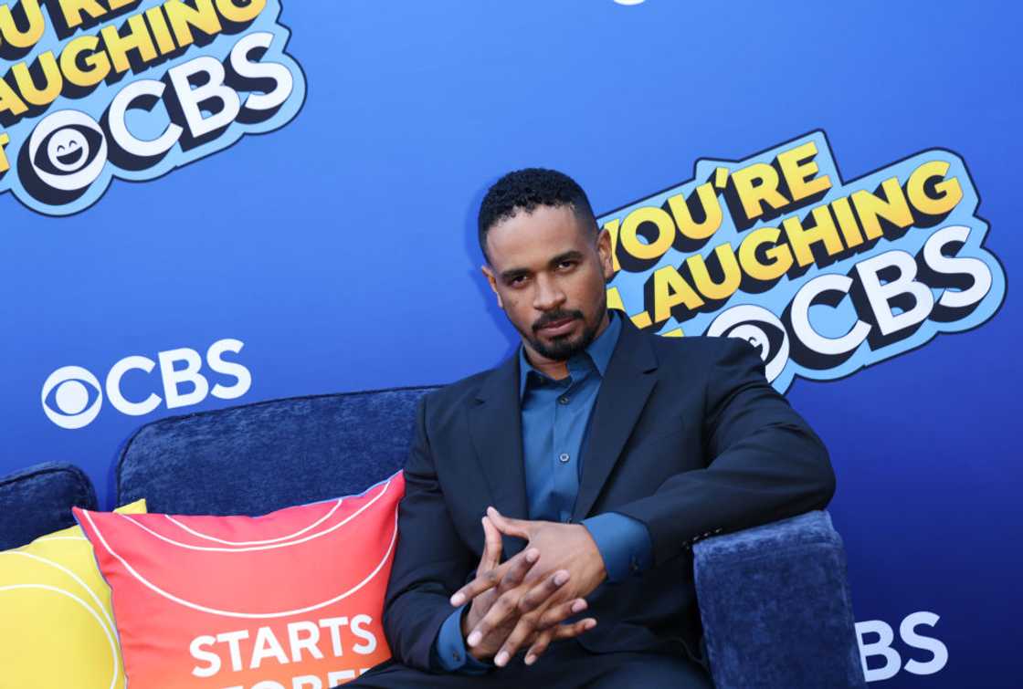 Damon Wayans at the CBS studio Damon Wayans at the CBS studio