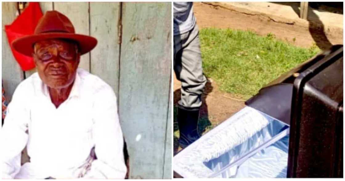 Alloise Otieng bought a coffin, Alloise Otieng’ Ominang’ombe, man plans his future burial, 3 coffins Alloise Otieng bought a coffin, Alloise Otieng’ Ominang’ombe, man plans his future burial, 3 coffins