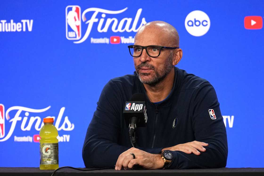 Jason Kidd at the American Airlines Center in Dallas, Texas