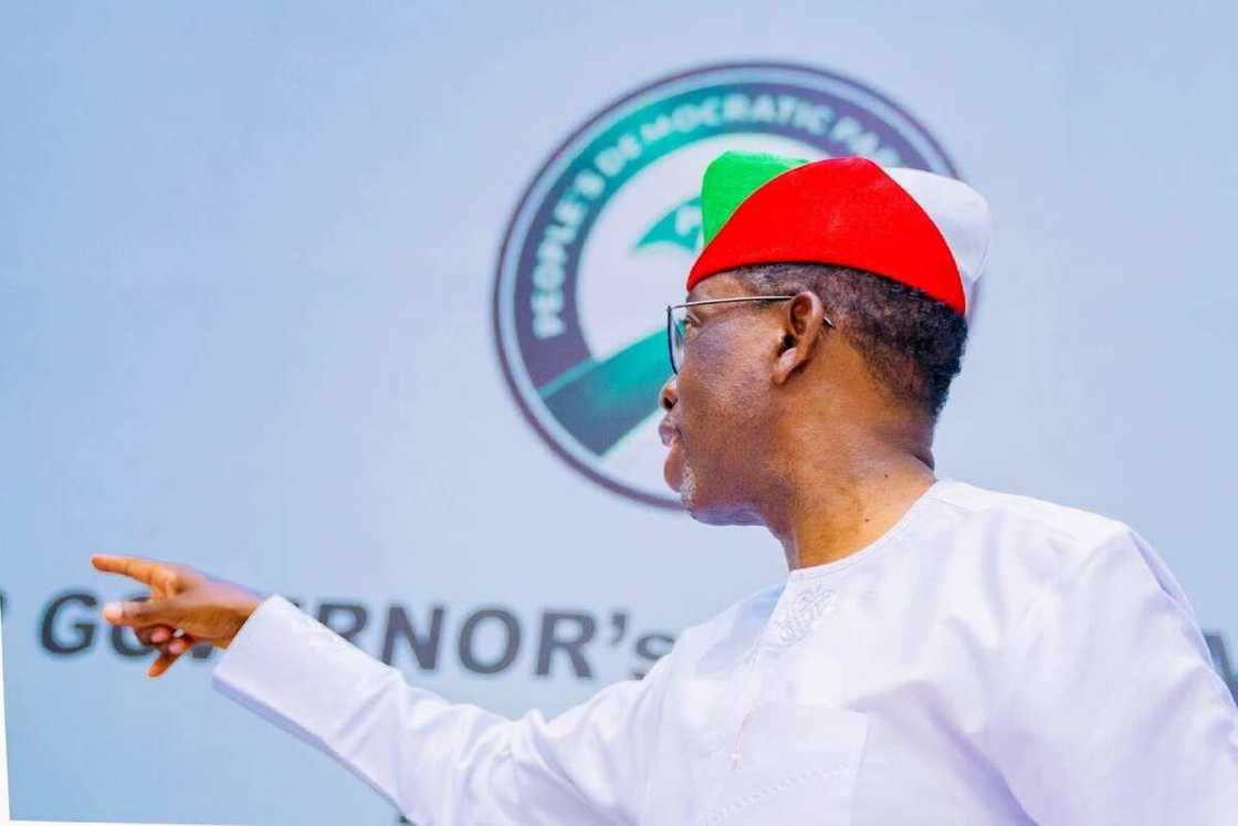 Okowa speaking in Delta Okowa speaking in Delta