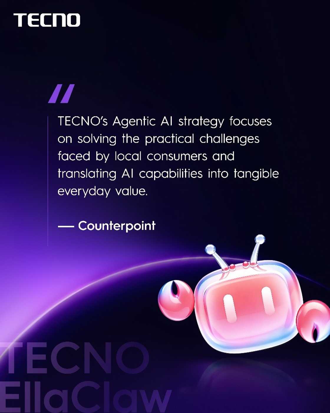 The AI Phone is Evolving into the ‘Agent Phone,’ & TECNO is Already Looking Ahead, Counterpoint Says The AI Phone is Evolving into the ‘Agent Phone,’ & TECNO is Already Looking Ahead, Counterpoint Says