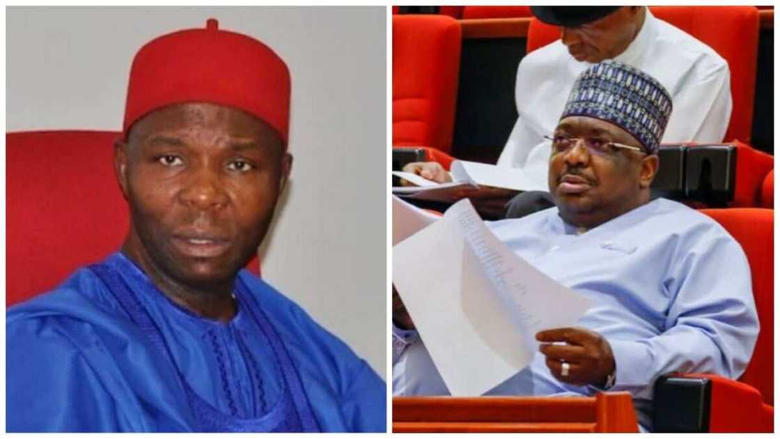 Philip Aduda, Nigerian Senate, Minority leader, minority whip, Enyinnaya Abaribe, APGA Philip Aduda, Nigerian Senate, Minority leader, minority whip, Enyinnaya Abaribe, APGA