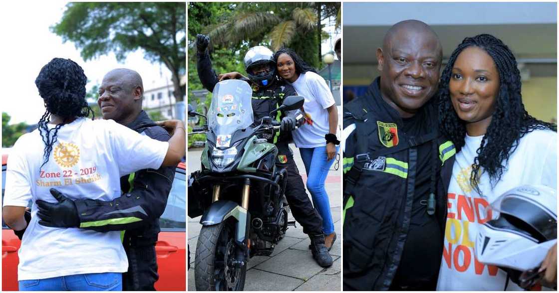 Kunle Adeyanju, Lion Heart, Eba Zenab, Ivorian lady, London to Lagos biker, Kunle wants Zenab Kunle Adeyanju, Lion Heart, Eba Zenab, Ivorian lady, London to Lagos biker, Kunle wants Zenab