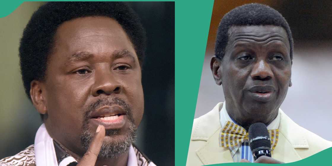 Pastor Adeboye: Throwback video shows what Prophet TB Joshua said about tithe