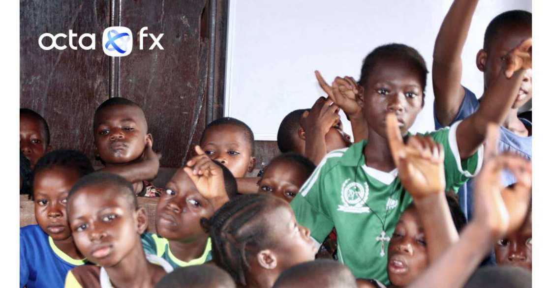 OctaFX and KIR Foundation Join Forces to Help Children in Nigeria Get Back to School