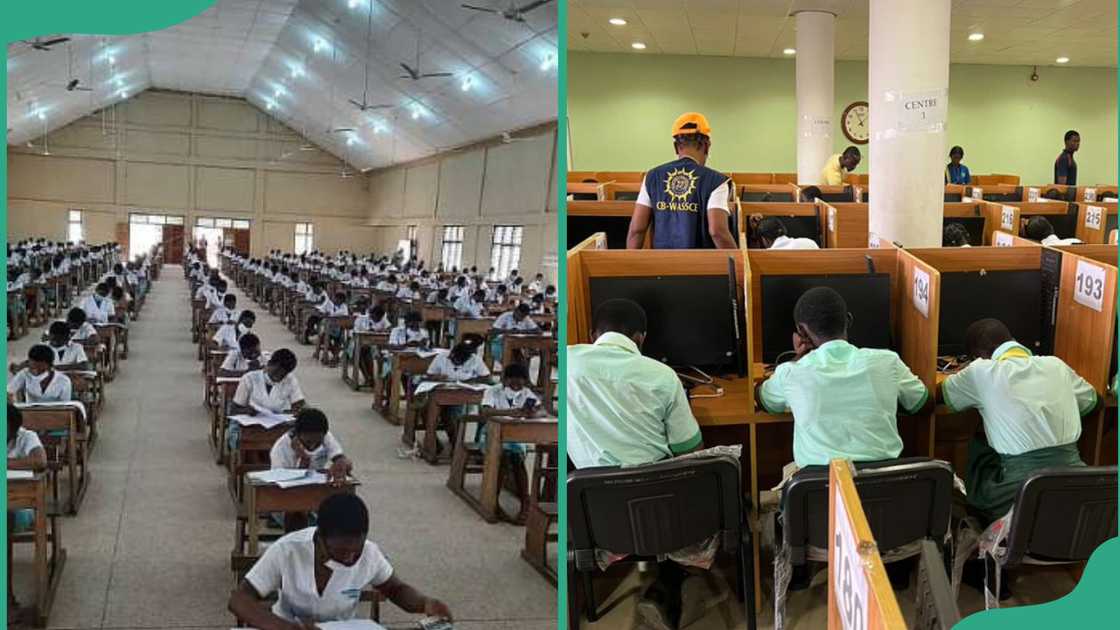 WASSCE candidates sitting for examinations
