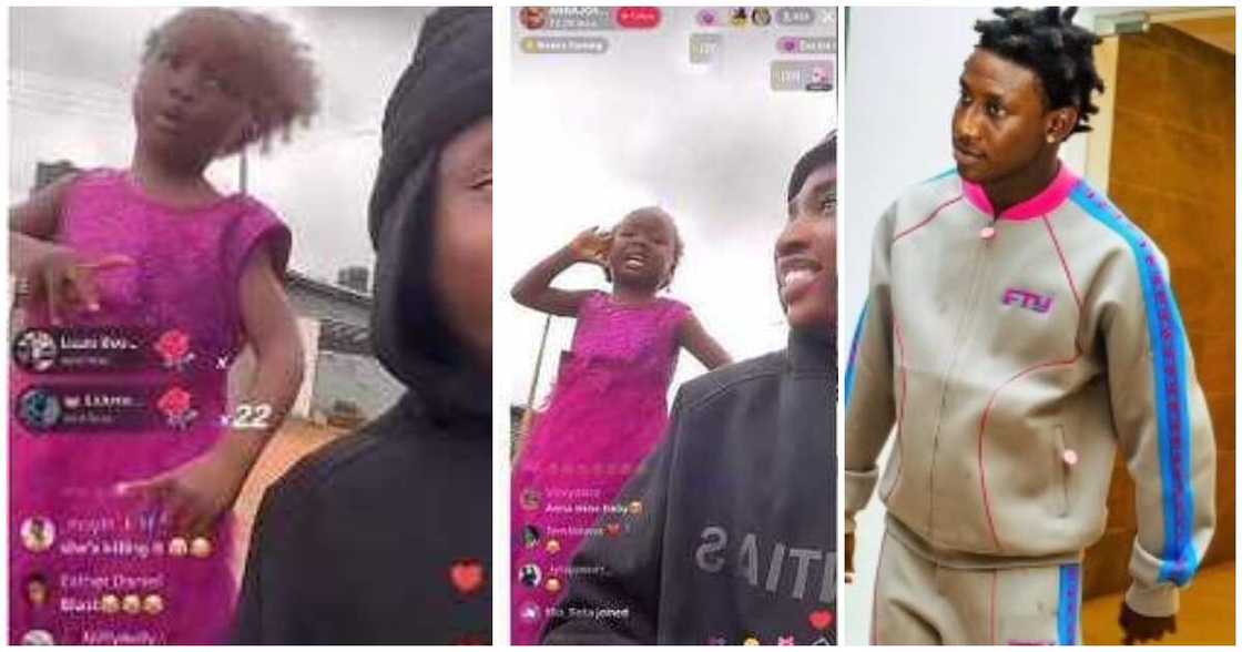 Little girl, Elon Musk, Shallipopi Little girl, Elon Musk, Shallipopi