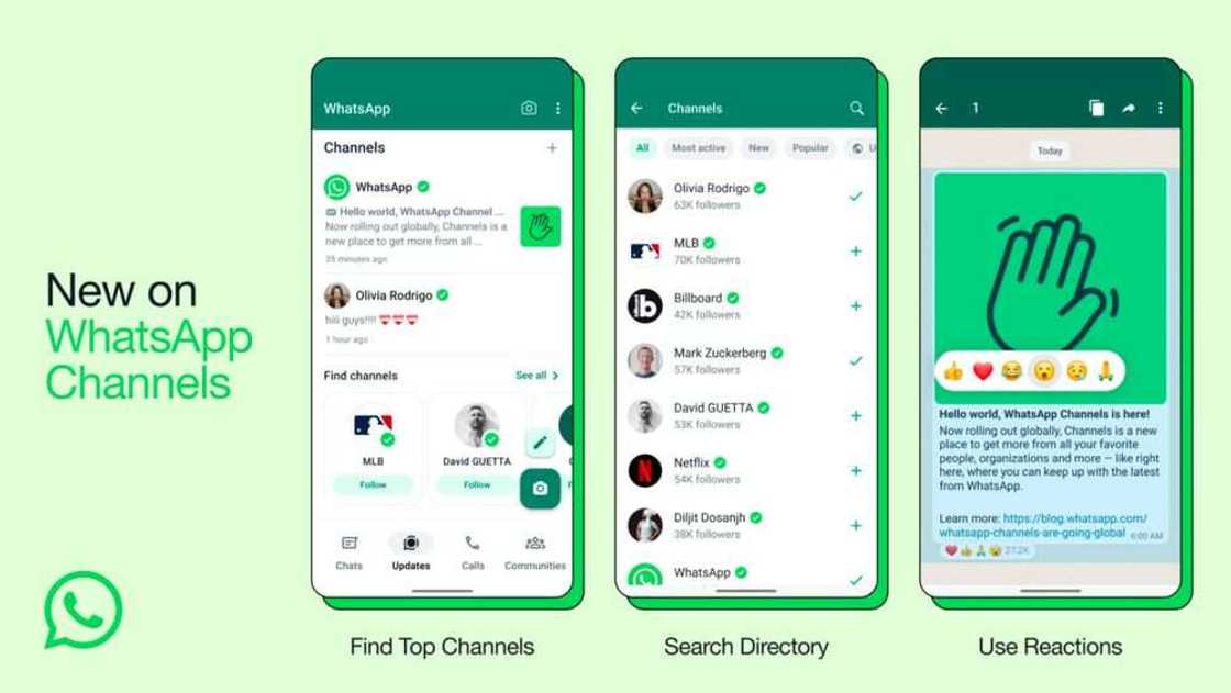 WhatsApp new features on channels WhatsApp new features on channels