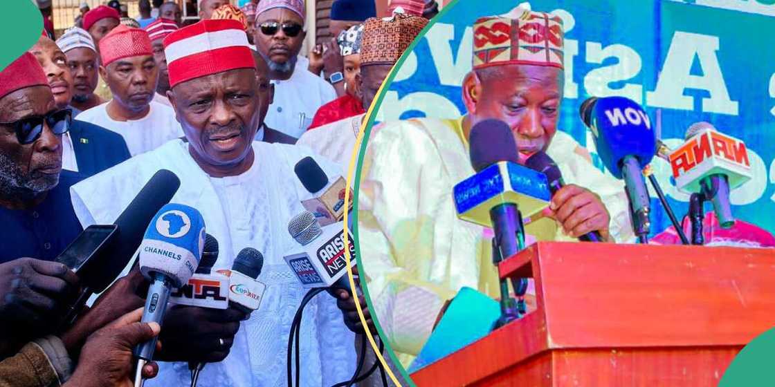 Kano APC chairman Alhaji Abdullahi Abbas asks security agencies to arrest Rabiu Kwankwaso Kano APC chairman Alhaji Abdullahi Abbas asks security agencies to arrest Rabiu Kwankwaso