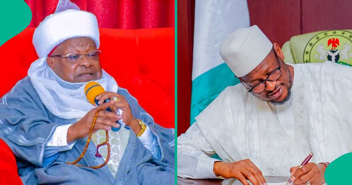 Sarkin Katsina da Malam Dikko Radda. Sarkin Katsina da Malam Dikko Radda.