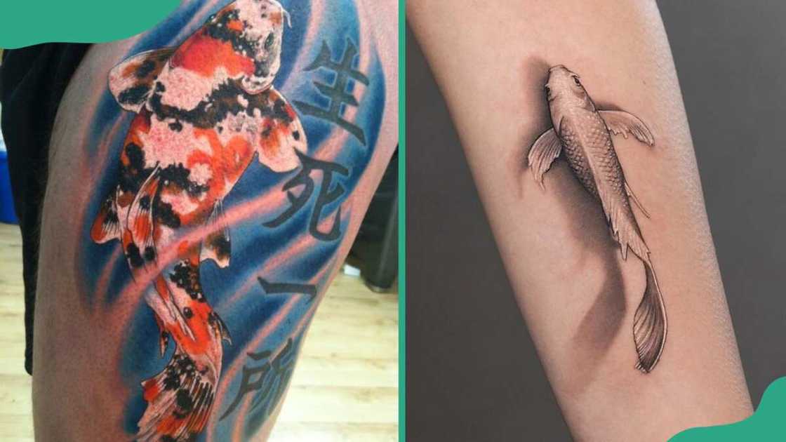 Realistic koi tattoos Realistic koi tattoos