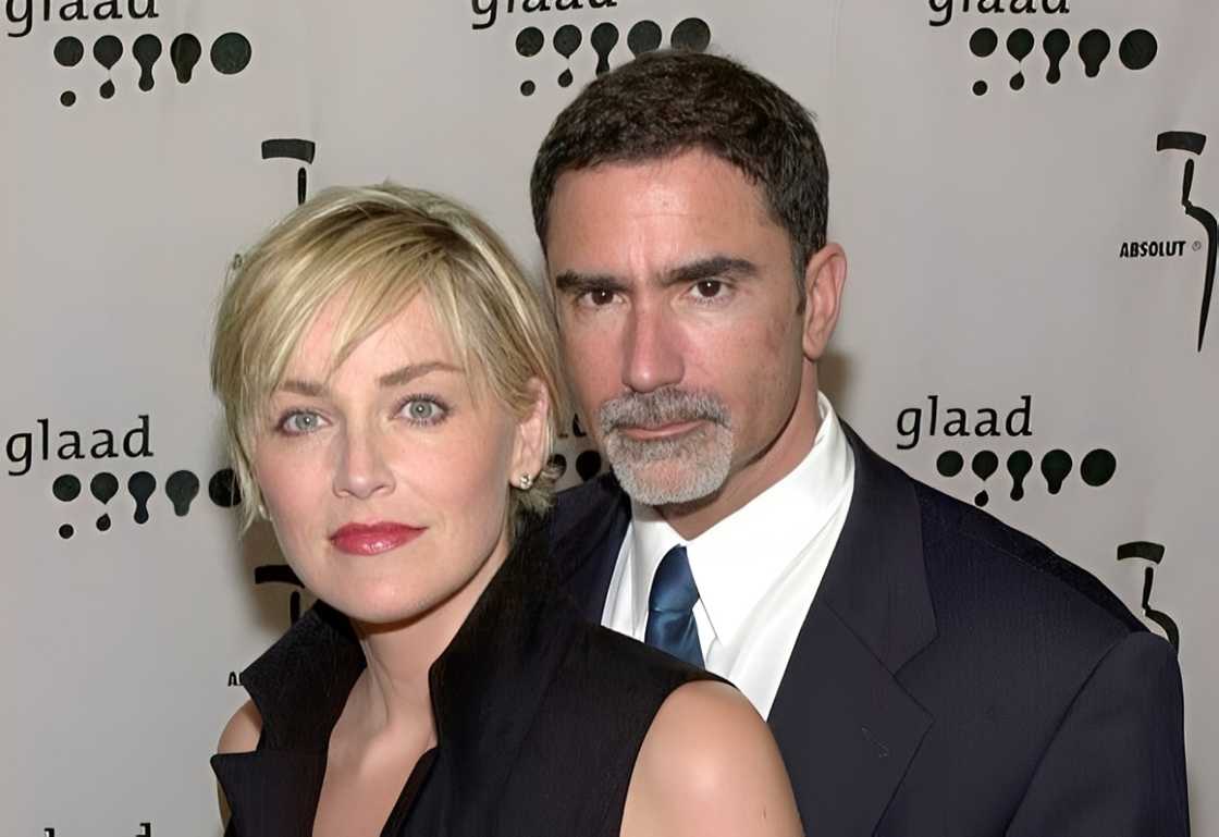 Sharon Stone and husband, Phil Bronstein at the Century Plaza Hotel Sharon Stone and husband, Phil Bronstein at the Century Plaza Hotel