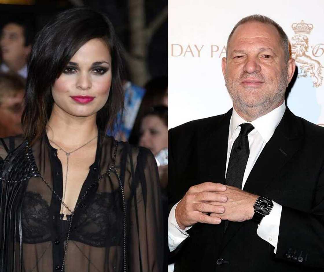 Lina Esco and Harvey Weinstein