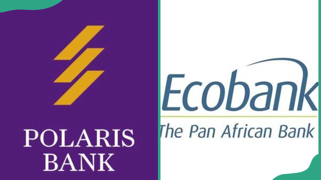 Polaris Bank and Ecobank official logo Polaris Bank and Ecobank official logo